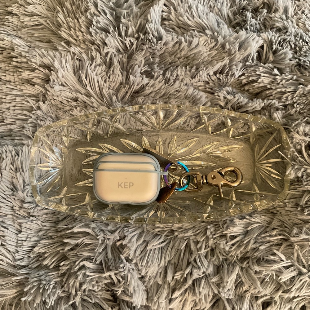 Vintage 1950s Lead Crystal Candy Dish